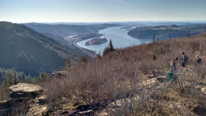 The view of the Gorge here in Oregon.